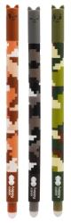 Happy Color Roller gel cu cerneala termosensibila, Moro Eras, 0.5mm, cerneala albastru, diverse culori, Happy Color HA412001UM-3