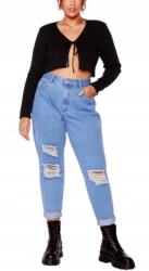 Nasty Gal Plus Size Női Boyfriend Farmernadrág 50 1_1
