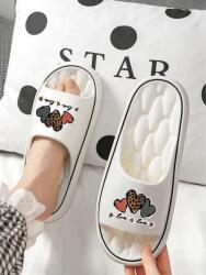 Shein Fehér Flip-flop Papucs Casual S06__37, 5-38 - allegro - 1 650 Ft