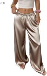 Shein Szatén Nadrág Egyszínű Xxs - allegro - 2 925 Ft