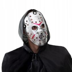 PartyPal Halloween arcmaszk műanyag zombi ezüst (134092)