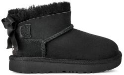 UGG hócsizma gyerek velúr ULTRA MINBAILEY BOW - fekete 22