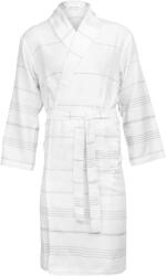 The One Towelling HAMAM BATHROBE / Halat de baie - alb/gri L/XL (48101263834)