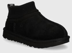 UGG hócsizma téli gyerek velúr CLASSIC ULTRA STRETCH CUFF - fekete 22