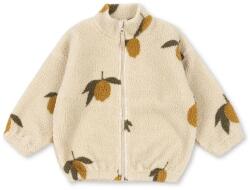 Konges Sløjd gyerek polár pulóver JODY TEDDY JACKET GRS - bézs 104