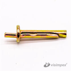 VISIMPEX Acél beütőék sárgahorganyzott 6x35mm (004-004-001-001)