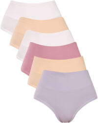 Andrie 6PACK chiloți damă Andrie multicolori (PS 1069) S (186848)