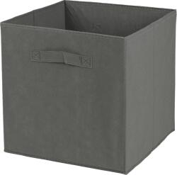 DOCHTMANN Kallax textil tárolódoboz, sötétszürke, 31 × 31 × 31 cm (400165)