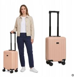Kadva Domingo Kadva kabin utazó bőrönd 24 l rózsaszín Abs Kézipoggyász (KDV-B6B032-PN)