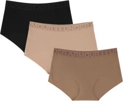 Under Armour PURE STRETCH NO SHOW LACE TRIM BOYSHORT - SOLID 3PK bej, Negru L (6016410-600)
