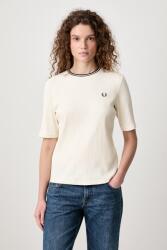 Fred Perry női t-shirt pamuttal - bézs 38