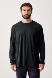 Nike hosszú ujjú edzős pulóver férfi N. A. C. Dri-FIT - fekete S