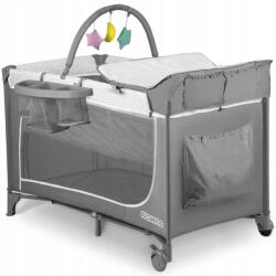 RicoKids RK-241 Utazóágy matrac táska 125×65×78 cm, szürke (724100)