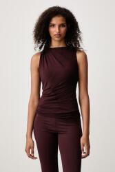 Rick Owens Lilies top női viszkózzal Luna - burgundia M