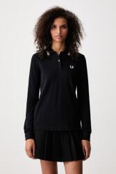 Fred Perry hosszúujjú női pamut - sötétkék 38 - answear - 41 990 Ft