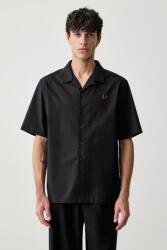 Fred Perry férfi pamut ing - sötétkék S - answear - 58 990 Ft