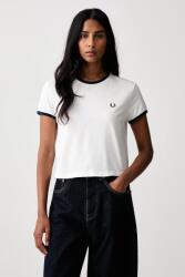 Fred Perry női pamut póló - fehér 36 - answear - 22 990 Ft