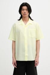Norse Projects ing Carsten Cotton Tencel Shirt - sárga L