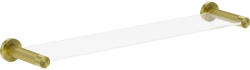 Mexen Triv fali üvegpolc 60 cm, szálcsiszolt arany (70A33061-55)