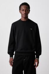 Fred Perry férfi pamut melegítőfelső - fekete M