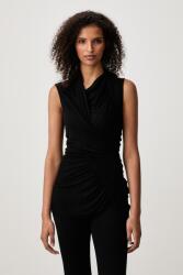 Rick Owens Lilies top női viszkóz Magnetic - fekete L
