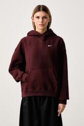 Nike oversize melegítőfelső női pamuttal Studio Fleece - burgundia L