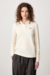 Fred Perry hosszúujjú női pamut - bézs 36 - answear - 41 990 Ft