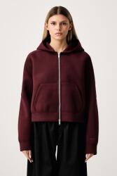 Nike kapucnis melegítőfelső női - burgundia M