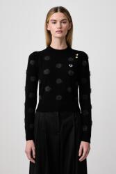 Fred Perry pulóver női gyapjúval - fekete 34 - answear - 58 990 Ft