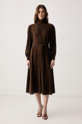 Max Mara selyem ruha WKSBLOCCO - barna 36