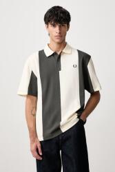 Fred Perry férfi pamut póló - bézs S - answear - 43 990 Ft