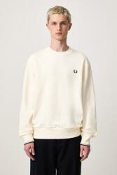 Fred Perry melegítőfelső férfi pamut - bézs S - answear - 43 990 Ft