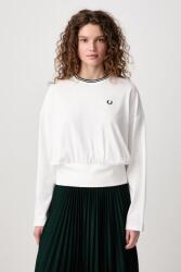Fred Perry hosszúujjú női pamut - fehér 38