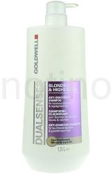 Goldwell Dualsenses Blondes Highlights sampon melíres hajra Anti-brassiness Shampoo 1,5 l
