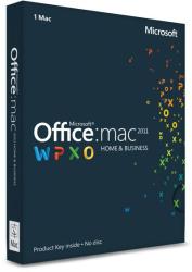 Microsoft Office:mac 2011 Home & Business ENG W6F-00063