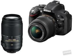 Nikon D5200 + 18-55mm VR + 55-300mm VR (VBA350K004)