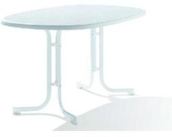 Mecalit lehajtható, ovális alakú asztal 90x140 cm
