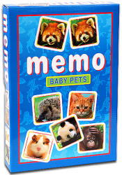 Dohány Memo - Baby Pets - Állatkölykök memóriajáték 32 db-os (637/10)