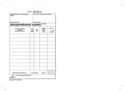 Victoria Nyomtatvány, készpénzfizetési számlatömb, egy ÁFÁs, 50x3, A5, B. 13-373