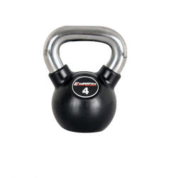 inSPORTline Gumis kettlebell krómozott fogantyúval 4 kg