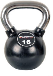 inSPORTline Gumis Kettlebell krómozott fogantyúval 16 kg