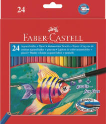 Faber-Castell Creioane colorate acuarela si pensula 24 buc/set FABER-CASTELL