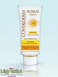 Coverderm Filteray Face Tinted Creams light beige SPF 20 - színezett krém arcra