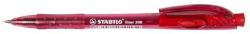 STABILO Liner 308 golyóstoll 0.3mm, nyomógombos - Piros (TST308401)