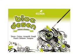 ECADA Bloc de desen A4, 120 g/mp, ECADA, 15 file