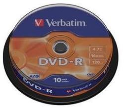 Verbatim DVD-R 4.7GB 16x Suport Rotund 10buc. (43523)