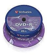 Verbatim Dvd+r 4.7gb 16x Sp50buc. (43512)