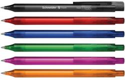 Schneider Fave golyóstoll készlet (50db) 0.5mm, nyomógombos, vegyes színű tolltestek - Kék (TSCFAVEV50)