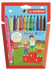 STABILO Trio A-Z 0.7mm 12db-os - Különböző szín (TST37811203)