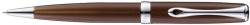 DIPLOMAT Marakesh golyóstoll 1mm, díszdoboz, barna tolltest - Kék (TD20000633)